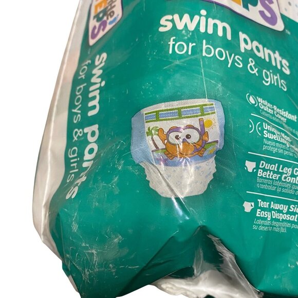 Gentle Steps Swim Pants Diapers For Boys & Girls Size S 16-26 Lbs Small 12 Count - Picture 3 of 9